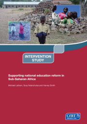 Supporting National Education Reform In Sub Saharan Africa Cover 180X255