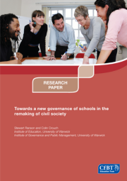 Towards A New Governance Of Schools In The Remaking Of Civil Society Cover 180X255