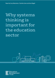 Why Systems Thinking Is Important For The Education Sector Cover 180X255