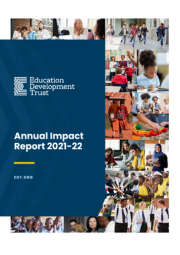 EDT Annual Impact Report 202122 Cover 180X255