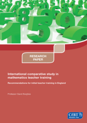 International Comparative Study In Mathematics Teacher Training (Recommendations) Cover 180X255