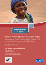Baseline Primary Education Research In Angola (Summary) Cover 180X255
