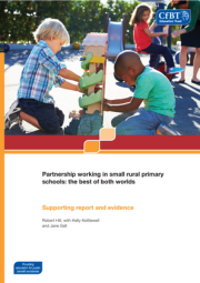 Partnership Working In Small Rural Primary Schools (Supporting Materials) Cover 180X255