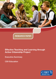 Effective Teaching And Learning Through Active Citizenship Project Cover 180X255