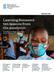 Learning Renewed, Ten Lesson From The Pandemic Cover 180X255