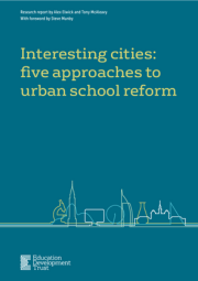 Interesting Cities Five Approaches To Urban School Reform Cover 180X255