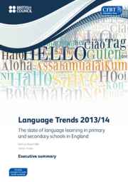Language Trends 201314 Executive Summary Cover 180X255