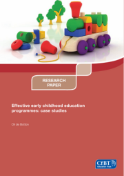 Effective Early Childhood Education Programmes Case Studies Cover 180X255