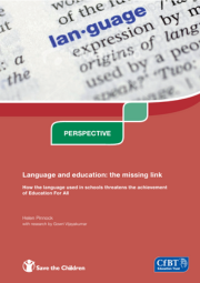 Language And Education The Missing Link Cover 180X255
