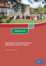 International Comparative Study In Mathematics Teacher Training (Perspective) Cover 180X255