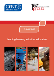 Leading Learning In Further Education Cover 180X255