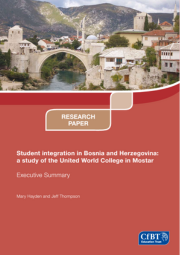 Student Integration In Bosnia And Herzegovina A Study Of The United World College In Mostar (English) Cover 180X255