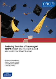 Surfacing Bubbles Of Submerged Talent Report On A Research Based Intervention For Urban Scholars Cover 180X255