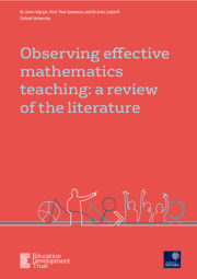Observing Effective Mathematics Teaching A Review Of The Literature Cover 180X255