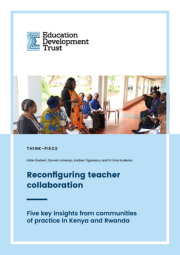 Reconfiguring Teacher Collaboration Cover 180X255