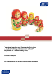 Teaching, Learning And Community Cohesion Cover 180X255