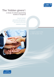 The ‘Hidden Givers’ A Study Of School Governing Bodies In England Cover 180X255