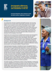 Demographic SEND Working Paper Cover 180X255